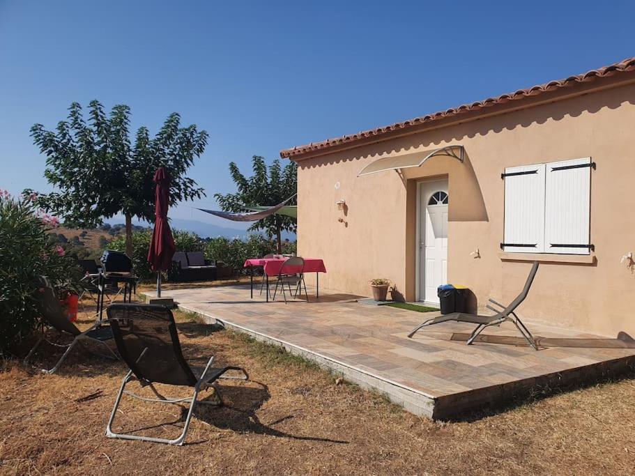 Studio Mitoyen A La Campagne Vue Sur La Mer Cargèse 외부 사진